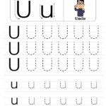 Free Printable Letter U Tracing Worksheets