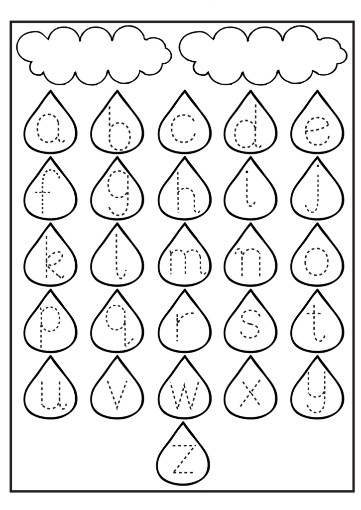 Free Printable Lowercase Alphabet Tracing Worksheets Printable Word 