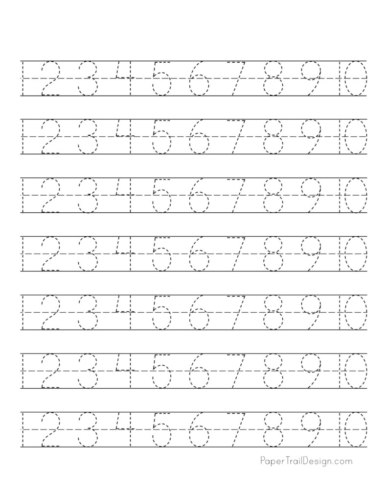 Free Printable Number Pages Printable Form Templates And Letter