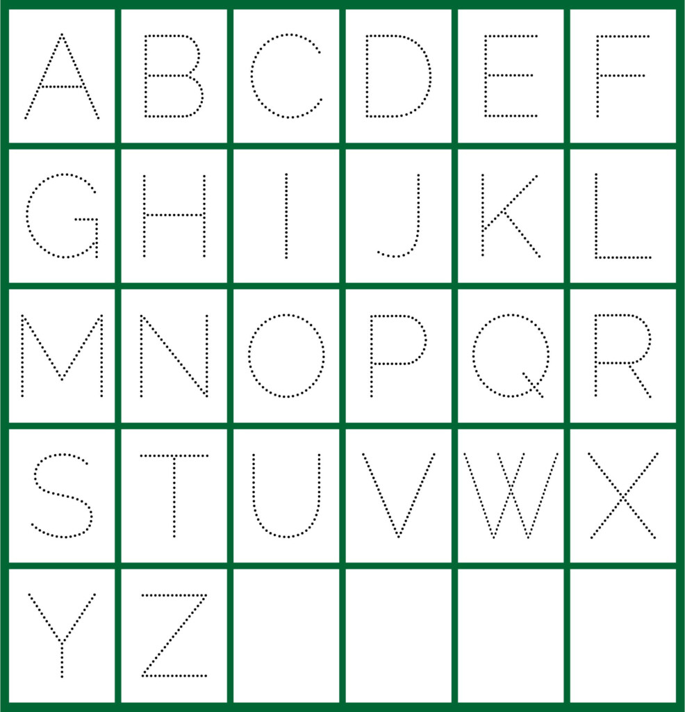 Free Printable Tracing Letters