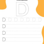 Guided Letter Tracing D
