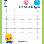 I Tracing Worksheet