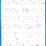 Kindergarten Letter Tracing Worksheets