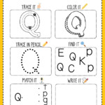 Letter Q Alphabet Tracing Worksheets Free Printable Pdf Letter Q