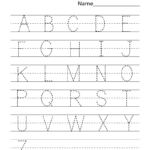 Letter Tracing Worksheets Pdf Free TracingLettersWorksheets