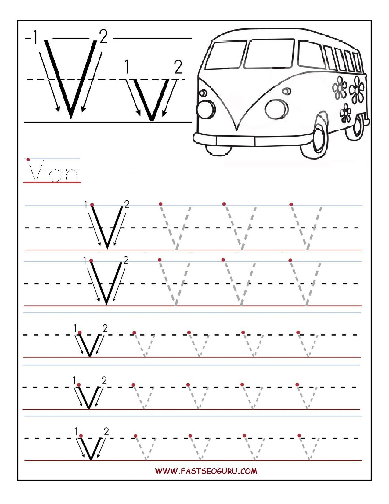Letter V Worksheet Tracing Dot To Dot Name Tracing Website Letter V Worksheet Tracing Dot To Dot Name Tracing Website