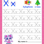 Letter X Tracing Worksheets