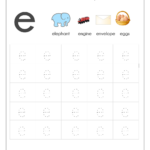 Lowercase Letter E Tracing Worksheets Name Tracing Generator Free