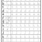Lowercase Letter Tracing Worksheets SupplyMe Printable Alphabet