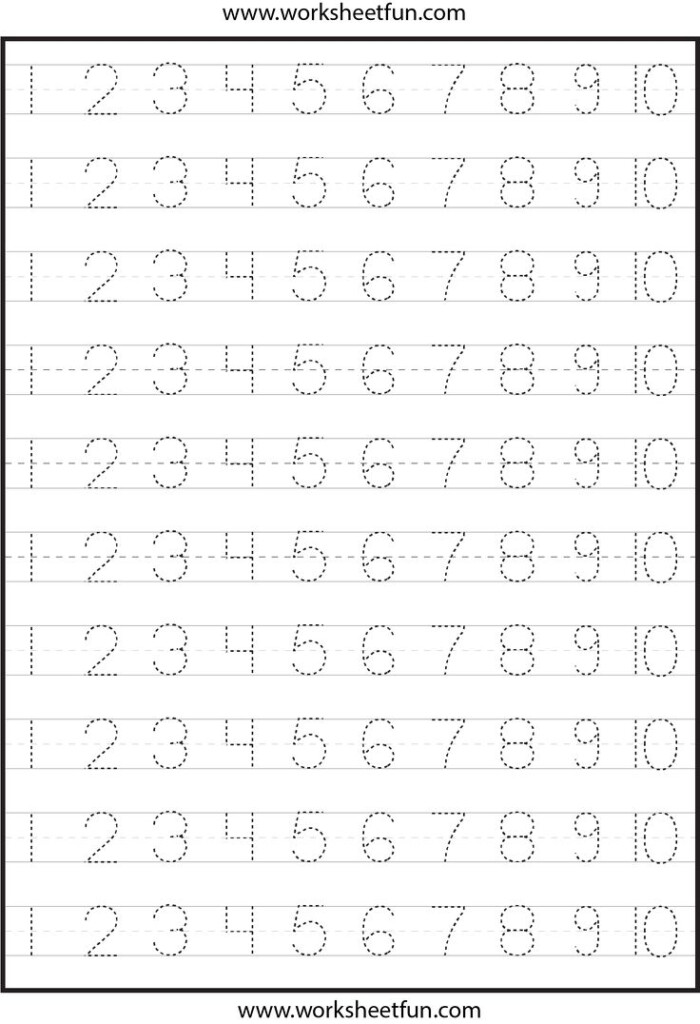 Number Tracing Tracing Worksheets Preschool Alphabet Worksheets Free 
