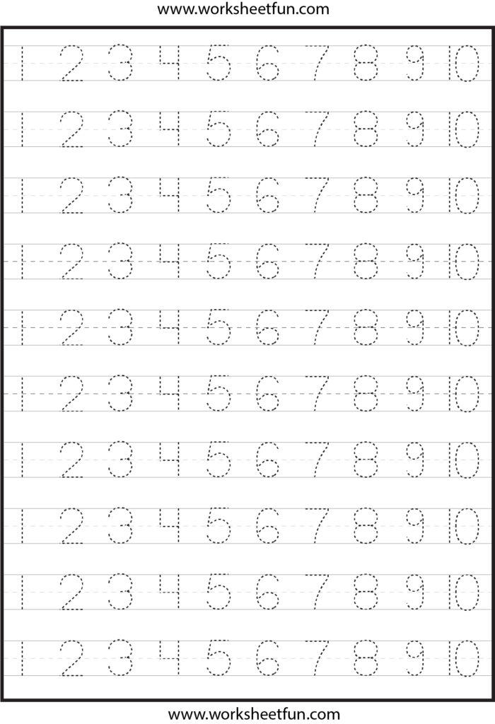 Number Tracing Tracing Worksheets Preschool Alphabet Worksheets Free 