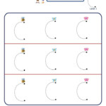 Preschool Letter Tracing Worksheet Letter C Level 1 KidzeZone