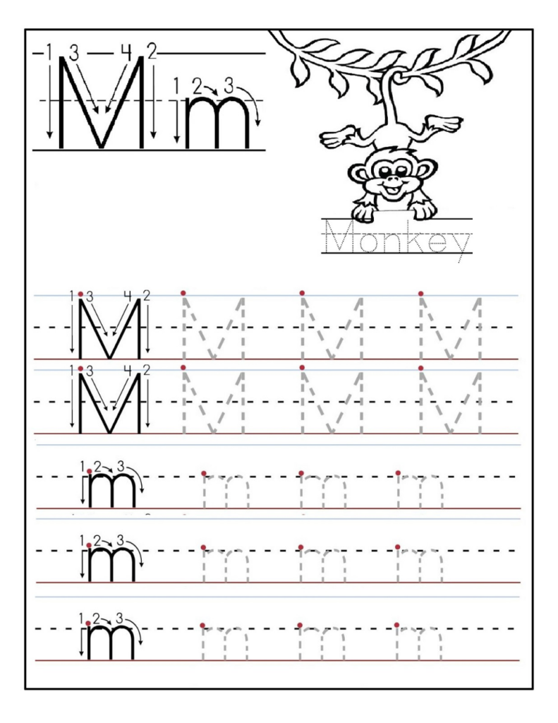Preschool Printable Worksheets Free Alphabet Tracing Worksheets 