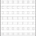 Printable Alphabet Tracing Worksheets Pdf Free Download Printable