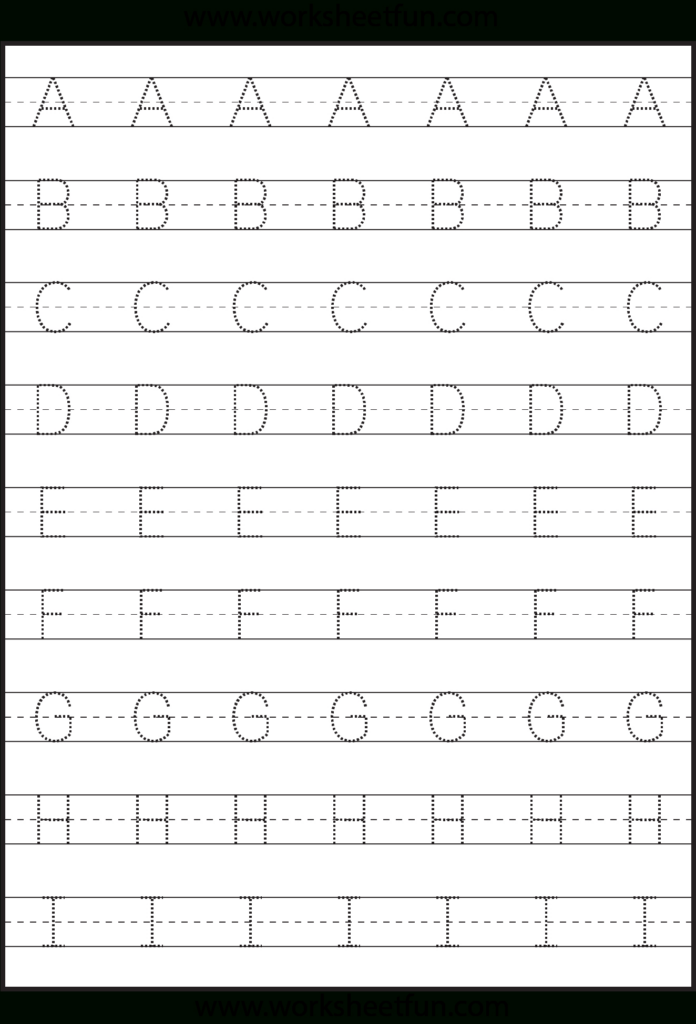 Printable Alphabet Tracing Worksheets Pdf Free Download Printable 