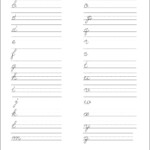 Printable Cursive Name Practice Printable Blank World
