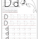 Printable Letter D Tracing Worksheets For Preschool