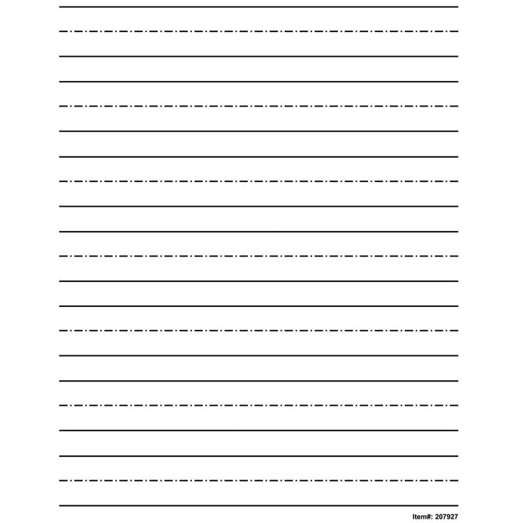Top 1 Kindergarten Writing Paper With Lines For ABC Kids Handwriting