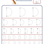 Trace And Write The Letter D Worksheets 99Worksheets