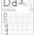 Trace Letter D Worksheets Activity Shelter Letter Worksheets For