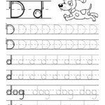 Tracing Letter D Worksheets Tracinglettersworksheetscom Trace Letter