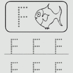 Tracing Letter F Worksheets Preschool Dot To Dot Name Tracing Website