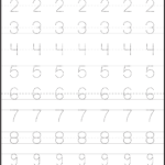 Tracing Letter For Kindergarten