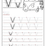 Tracing Letter V Worksheets TracingLettersWorksheets