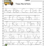 Tracing Letters Font Free Download TracingLettersWorksheets