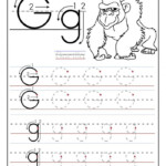 Tracing Letters G Worksheets 99Worksheets