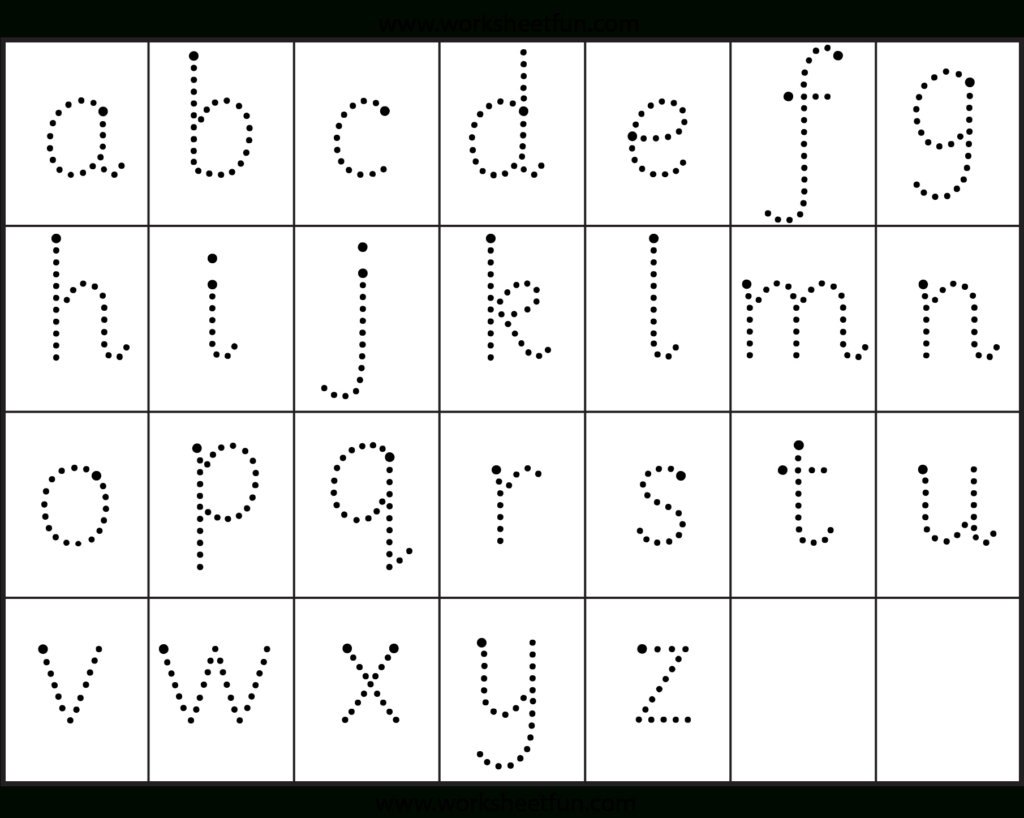 Tracing Small Letters Az TracingLettersWorksheets