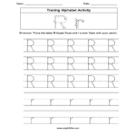 Tracing The Letter R LETTERSJ