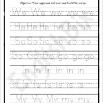Two Letter Words Tracing Worksheets EnglishBix