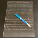 Alphabet Tracing Board Alphabet Practice Board Acrylic Etsy UK