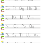 Free Alphabet Printable Sky Line Plane Line Grass Line Worm Line