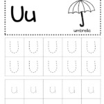 Free Letter U Tracing Worksheets