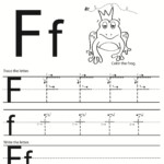 Letter F Worksheet For Preschool And Kindergarten Activity Shelter