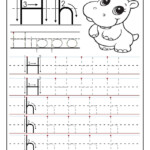 Letter Tracing H AlphabetWorksheetsFree