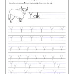 Letter Y Tracing Worksheets TracingLettersWorksheets