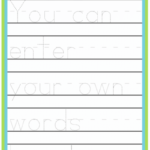 Printable Letter Tracing Worksheets Customize And Print