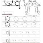 Tracing Letter Q Worksheets TracingLettersWorksheets