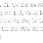 Tracing Letters With Directional Arrows Font TracingLettersWorksheets