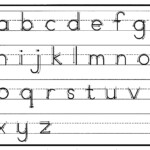 Tracing Letters With Directional Arrows Font TracingLettersWorksheets